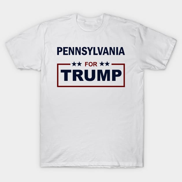 Pennsylvania for Trump T-Shirt by ESDesign